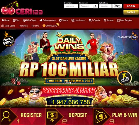 CERI123: Situs Slot Joker123 Gaming dan Slot Gacor Online Hari ini.